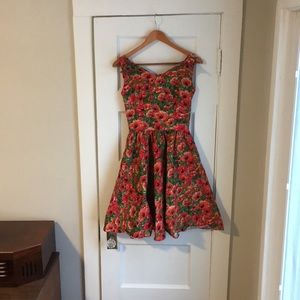 ModCloth Red Poppy Dress